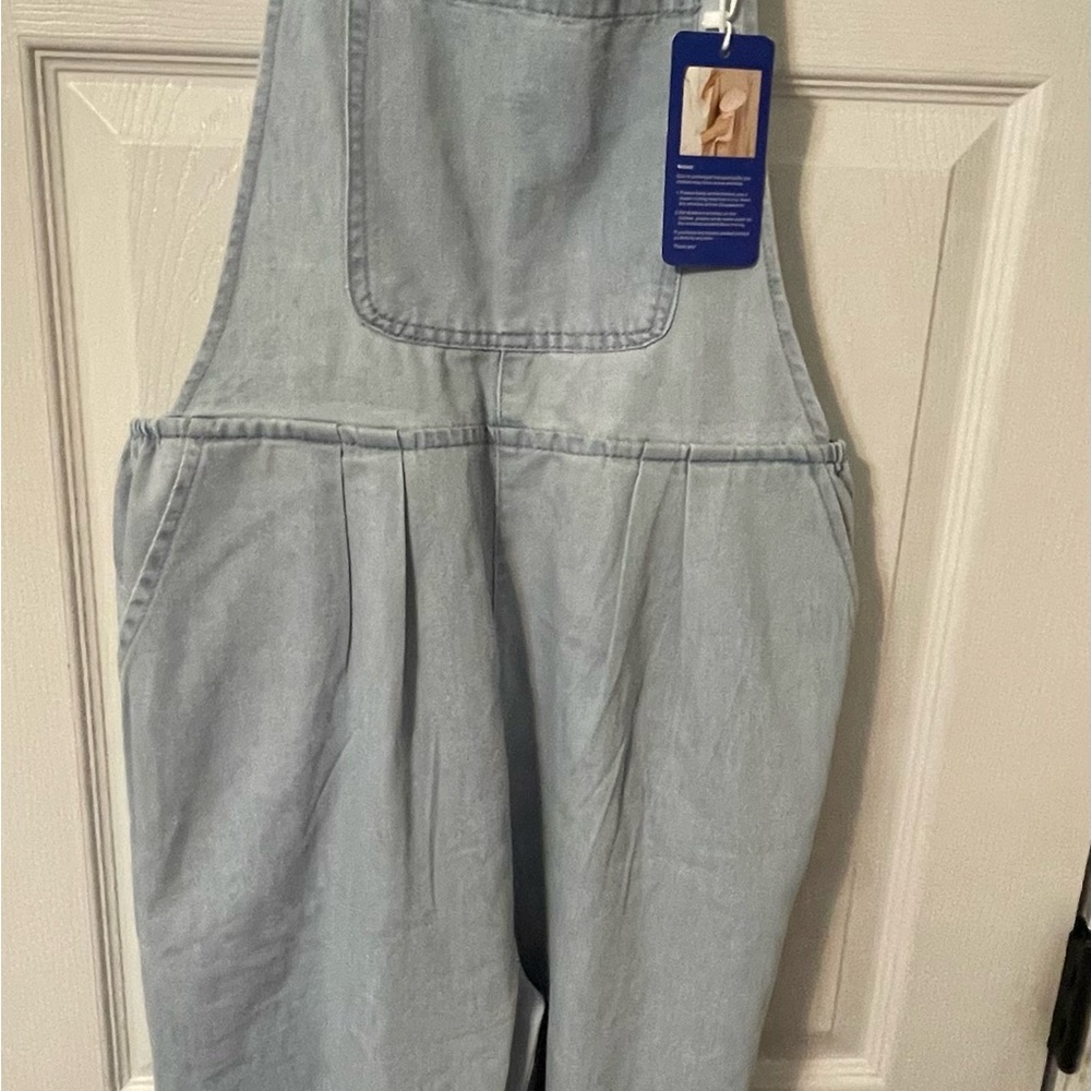 Light Blue Denim Overalls